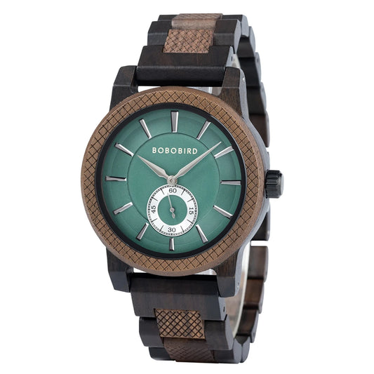 BOBOBIRD GT131 Premium Wooden Watch: New Men's Quartz Wristwatch.