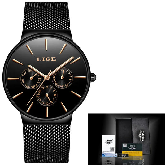 LIGE 9868 Classic Womes Watches